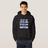 Veste À Capuche Codeur informatique à tarif horaire Funny Programm (Devant entier)