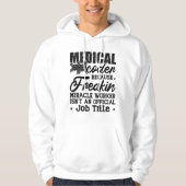 Veste À Capuche Codeur Médicale parce que Freakin ICD Coding Assis (Devant)