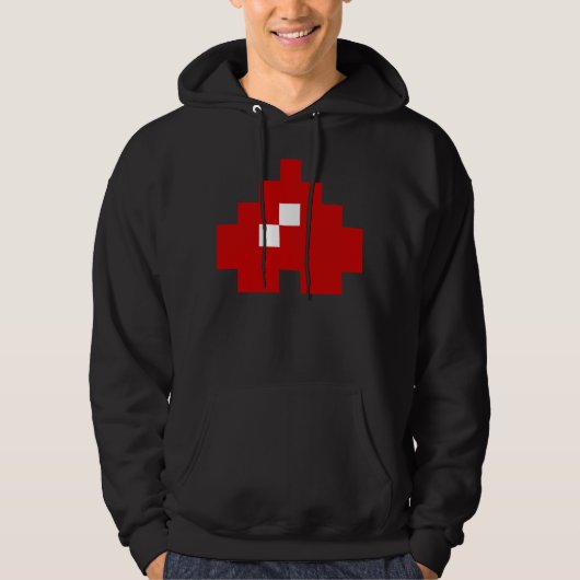 Veste À Capuche Coeur à 8 bits Pixel (Devant)
