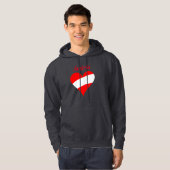 Veste À Capuche Coeur autrichien (Devant entier)