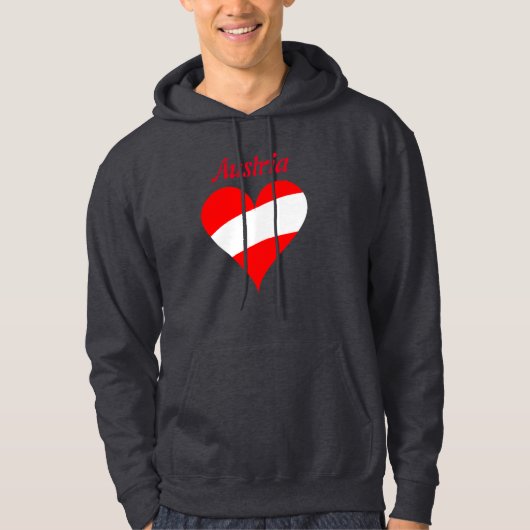 Veste À Capuche Coeur autrichien (Devant)