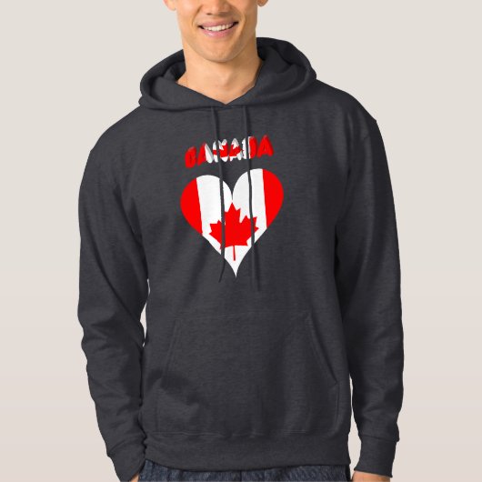 Veste À Capuche Coeur canadien (Devant)