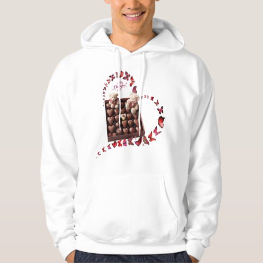 Veste À Capuche Cœur d'amour (Devant)