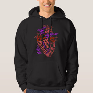 Veste À Capuche Cœur humain anatomique cardiologie médicale cardia