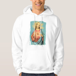Veste À Capuche Coeur sacré de Jésus