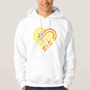 Veste À Capuche Coeur tissé Maverique Pride Drapeau Jaune Orange