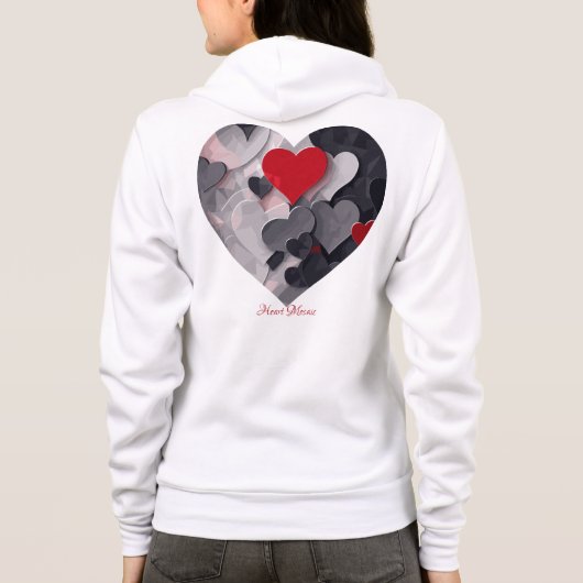 Veste À Capuche Coeurs enchantés (Dos)