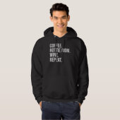 Veste À Capuche Coffee Rottweiler Maman Vin Répéter (Devant entier)