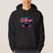 Veste À Capuche Coffee Synthwave 80s Retrowave Aesthetic (Devant)