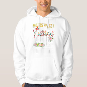 Veste À Capuche Coiffeuse Avec Tatouages Jolies Yeux Et Épais Le