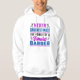 Veste À Capuche Coiffeuse Stylo Barber Ciseaux Coiffeur Idée cadea