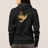 Veste À Capuche Colibri noir et or (Dos)