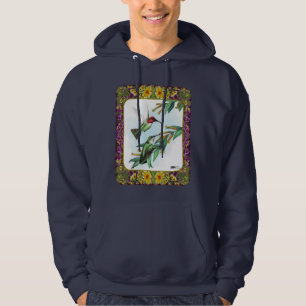 Veste À Capuche Colibris et fleurs #4