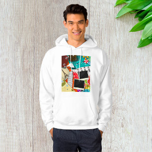 Veste À Capuche Collage de voyage avec des sites touristiques embl