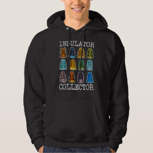 Veste À Capuche Collecteur d'isolateur Télégraphe antique Glaces V