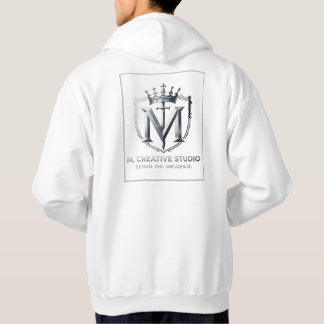 Veste À Capuche Collection de design blanc et or