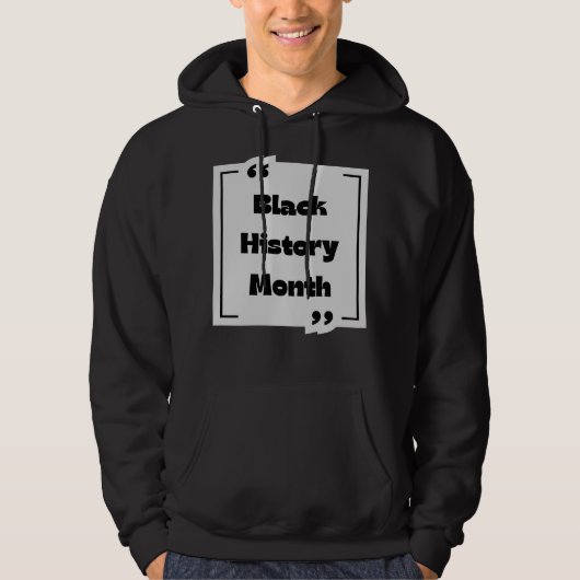 Veste À Capuche Collection Mois de l'histoire noire (Devant)