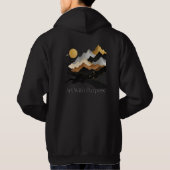 Veste À Capuche Collection Noir & Or (Dos)