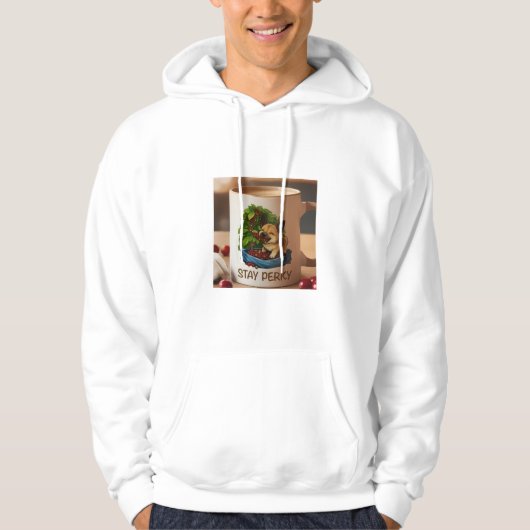 Veste À Capuche Collection Reste Dynamique : T-Shirt Chiot Récolte (Devant)
