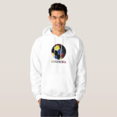 Veste À Capuche Colombie Football (Devant entier)