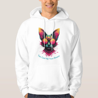 Veste À Capuche Colorful Cat with Glasses Men's Hoodie