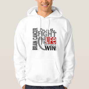 Veste À Capuche Combat de mon cancer du cerveau de la vie