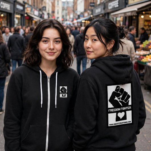 Veste À Capuche Combattant de la liberté