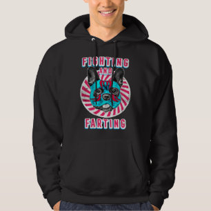 Veste À Capuche Combattre et Péter  Lucha Libre Frenchie Dog Humou