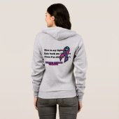Veste À Capuche Combattre la chemise...La maladie de Thyroïde (Dos entier)