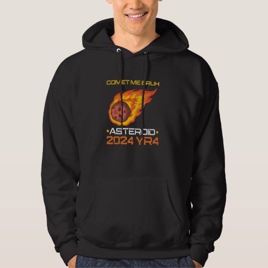 Veste À Capuche Comet Me Bruh Astéroïde 2024 YR4 (Devant)