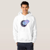 Veste À Capuche Comète spatiale gopher Golang (Devant entier)