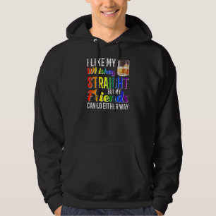 Veste À Capuche Comme My Whiskey Stright Friends Gay pride Lgbtq P