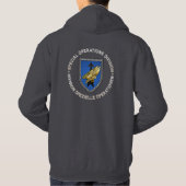 Veste À Capuche Compagnie d'instruction des éclaireurs à longue di (Dos)