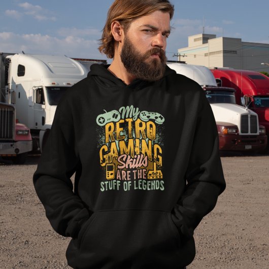 Veste À Capuche Compétences de jeux rétros Studios de légendes - G