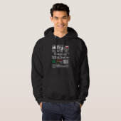 Veste À Capuche Compétences d'enseignant de l'école élémentaire Co (Devant entier)