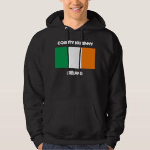Veste À Capuche Comté de Kilkenny, Irlande avec drapeau irlandais