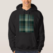 Veste À Capuche Conception carreaux vichy vert (Devant)