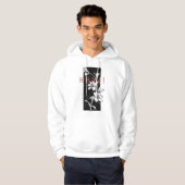 Veste À Capuche Conception classique de fleur de Kanji (Devant entier)