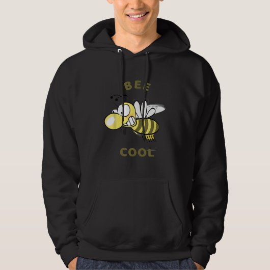 Veste À Capuche Conception D'Abeilles Pour Abeilles Occupées (Devant)