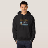 Veste À Capuche Conception de Bubble Tea - Le Bubble Tea est ma bo (Devant entier)