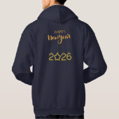 Veste À Capuche Conception de célébration festive pour la nouvelle (Dos)