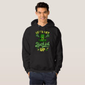 Veste À Capuche Conception de chance Lacrosse Saint-Patrick (Devant entier)