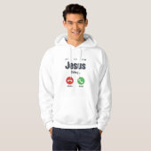 Veste À Capuche Conception de chemise chrétienne pour écran de tél (Devant entier)