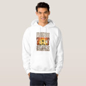 Veste À Capuche Conception de cimetière de fantômes Halloween Frie (Devant entier)