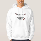 Veste À Capuche Conception de citation de chasseur d'aigle (Devant)