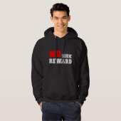 Veste À Capuche Conception de citation motivationnelle sans risque (Devant entier)