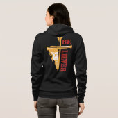 Veste À Capuche Conception de clou de croix de Jésus – Puissant Ch (Dos entier)