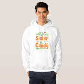 Veste À Capuche Conception de commerce de bonbons de sœur d'Hallow (Devant entier)