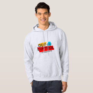 Veste À Capuche Conception de déclaration de typographie audacieus