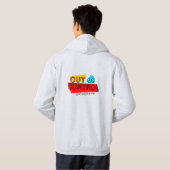 Veste À Capuche Conception de déclaration de typographie audacieus (Dos entier)